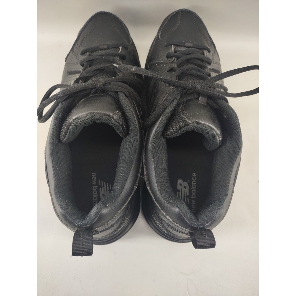 New Balance 608 V4 All Black‎ Leather Comfort Walking Shoes Mens Size US 11.5 4E - Picture 6 of 9